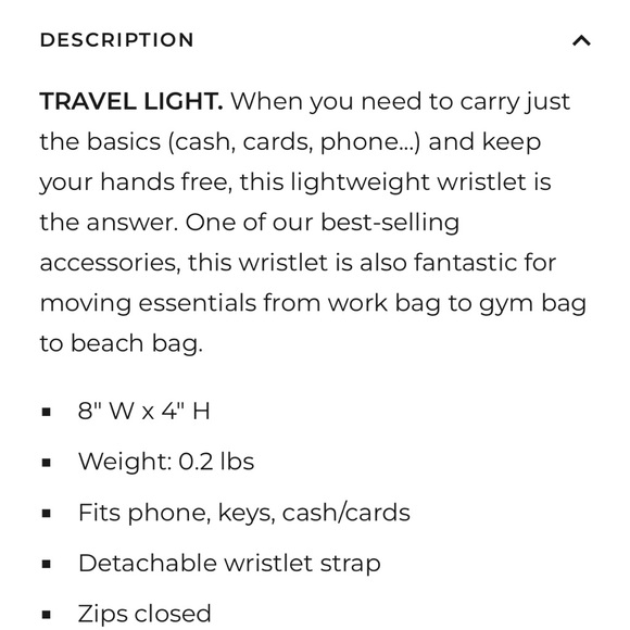 NWT- SCOUT- Kate Wristlet Blue and White Stipe - Picture 8 of 9